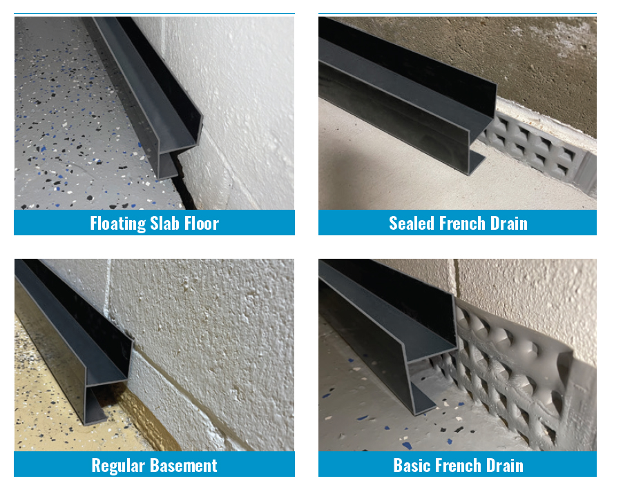 Dual Seal Drain with existing drainage systems